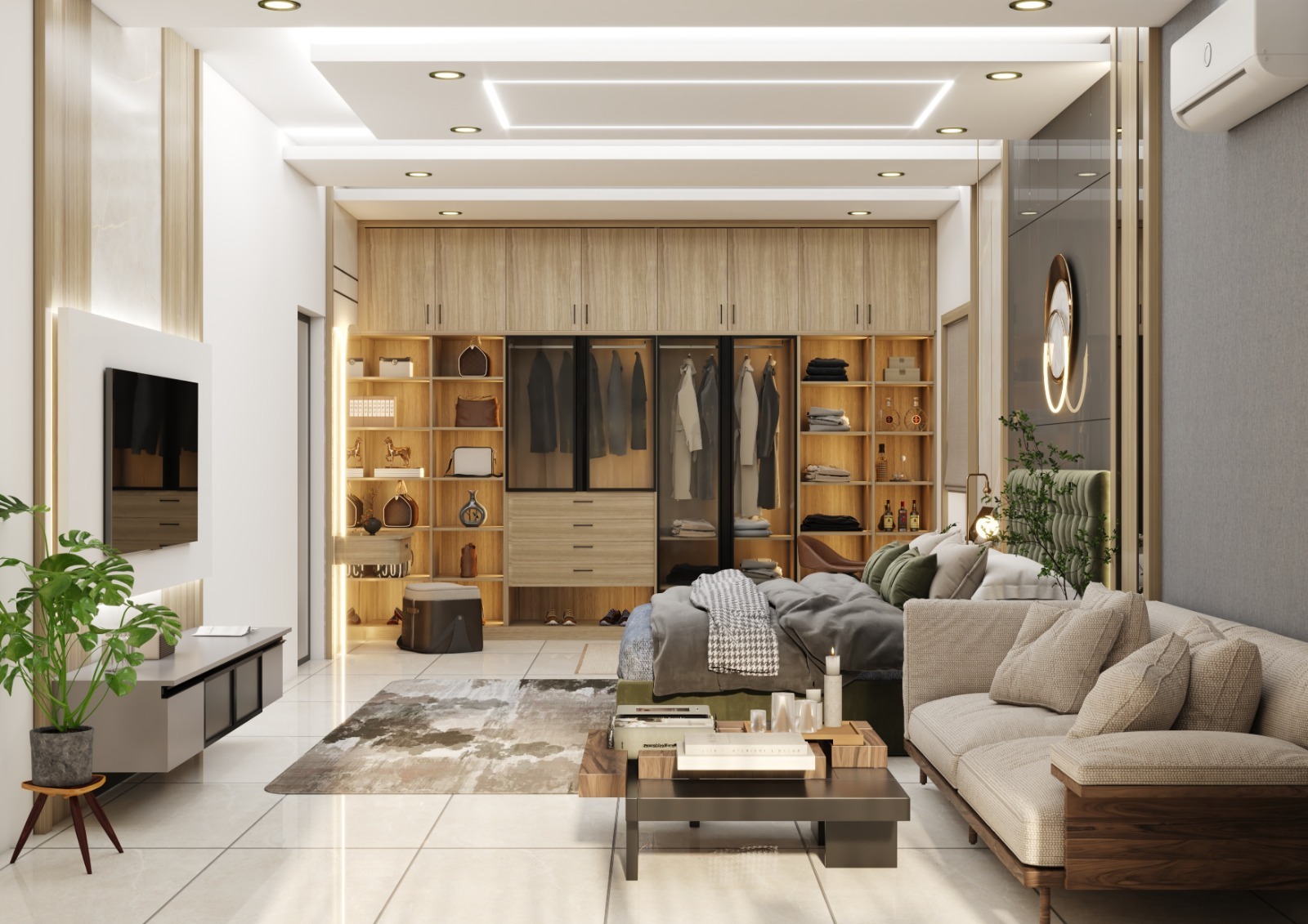 Luxury villa interior in Pathanamthitta